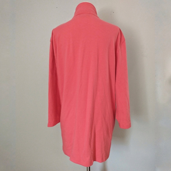 ONQUE Casuals Knit Jacket Zip Front 2X Sweatshirt - Picture 4 of 9